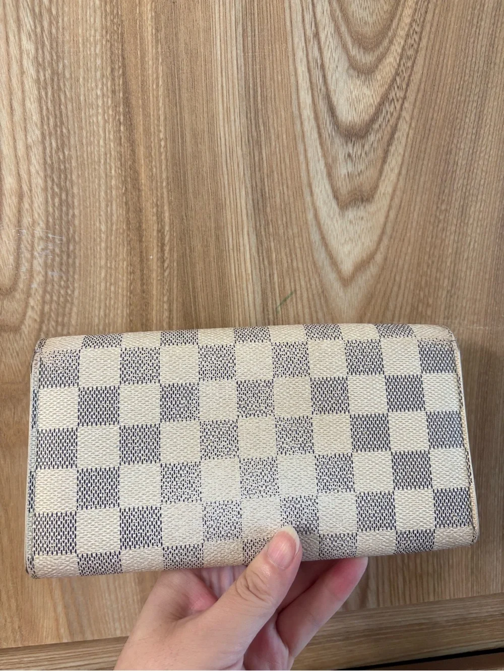 Authentic Louis Vuitton Portefeuille  Damier Azur Wallet